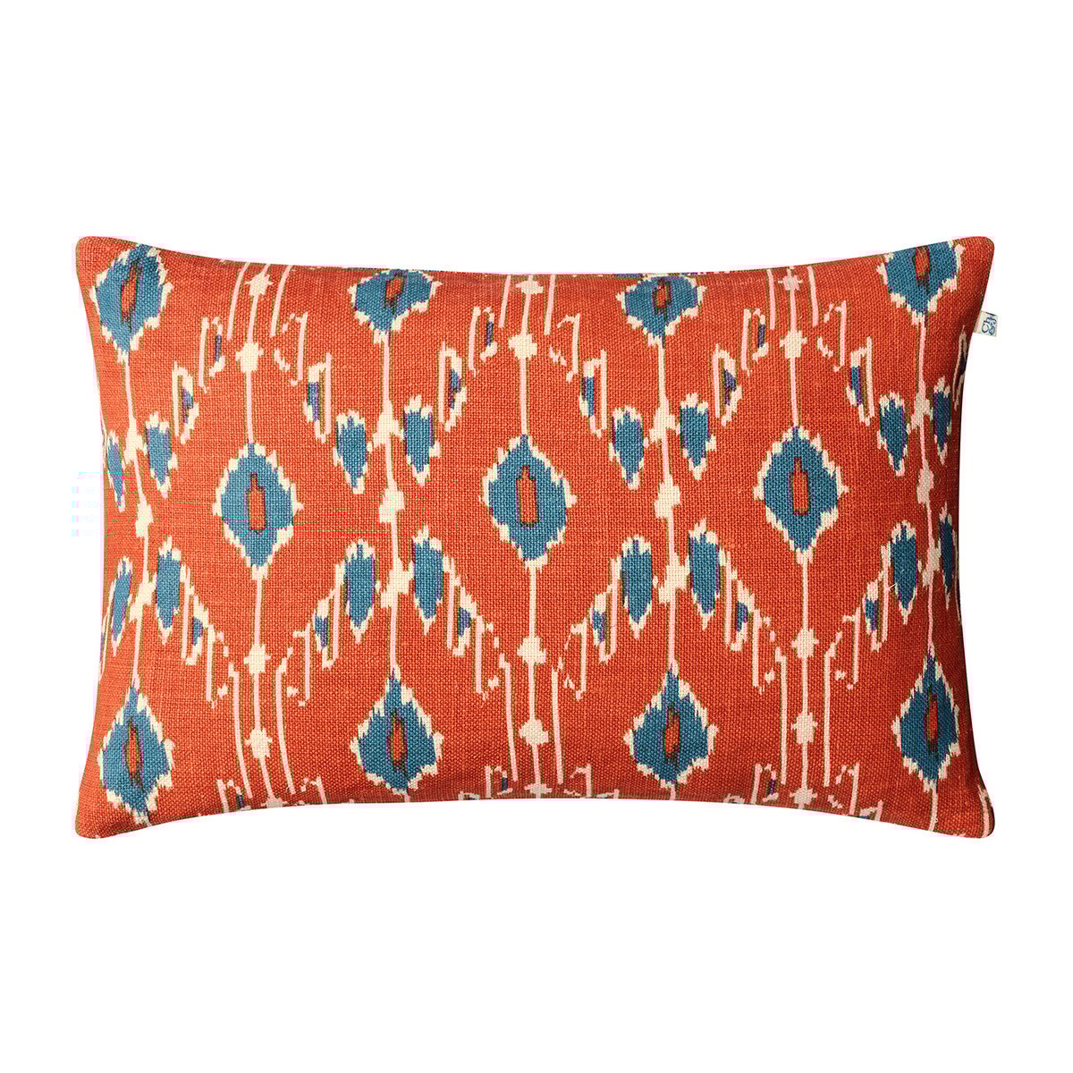 Bilde av Chhatwal & Jonsson Ikat Goa putevar 60 x 40 cm Apricot orange-heaven blue