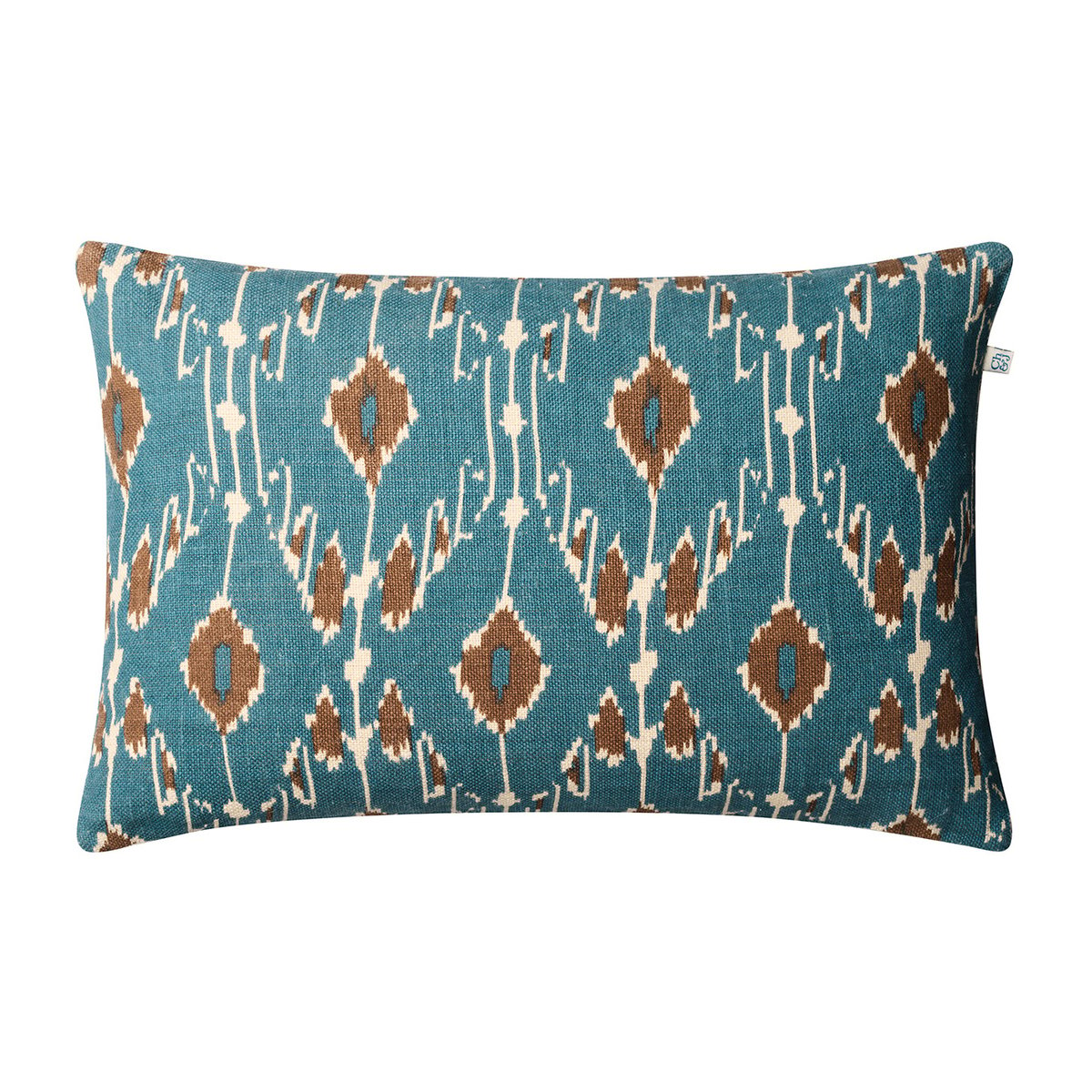 Bilde av Chhatwal & Jonsson Ikat Goa putevar 60 x 40 cm Heaven blue-taupe