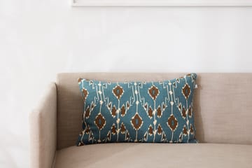 Ikat Goa putevar 60 x 40 cm - Heaven blue-taupe - Chhatwal & Jonsson