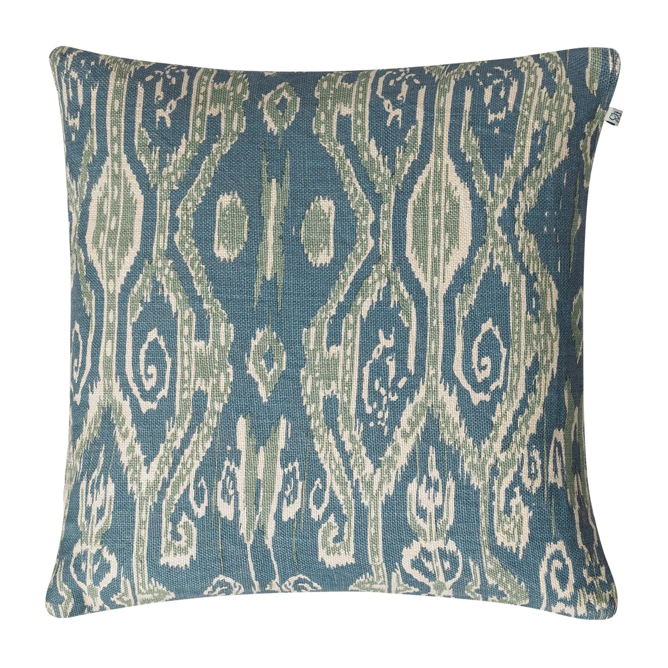 Ikat Madras putetrekk 50x50 cm, Heaven blue-aqua Chhatwal & Jonsson