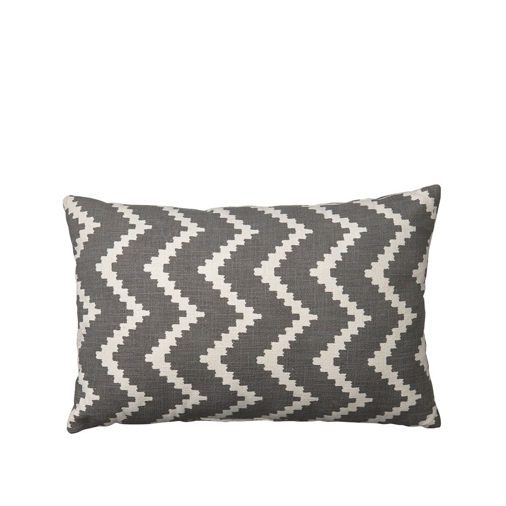 Bilde av Chhatwal & Jonsson Ikat Sema pute Grey/offwhite 40 cm