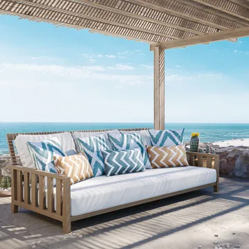 Ikat Sema pute - shitake/off-white, 40 cm - Chhatwal & Jonsson