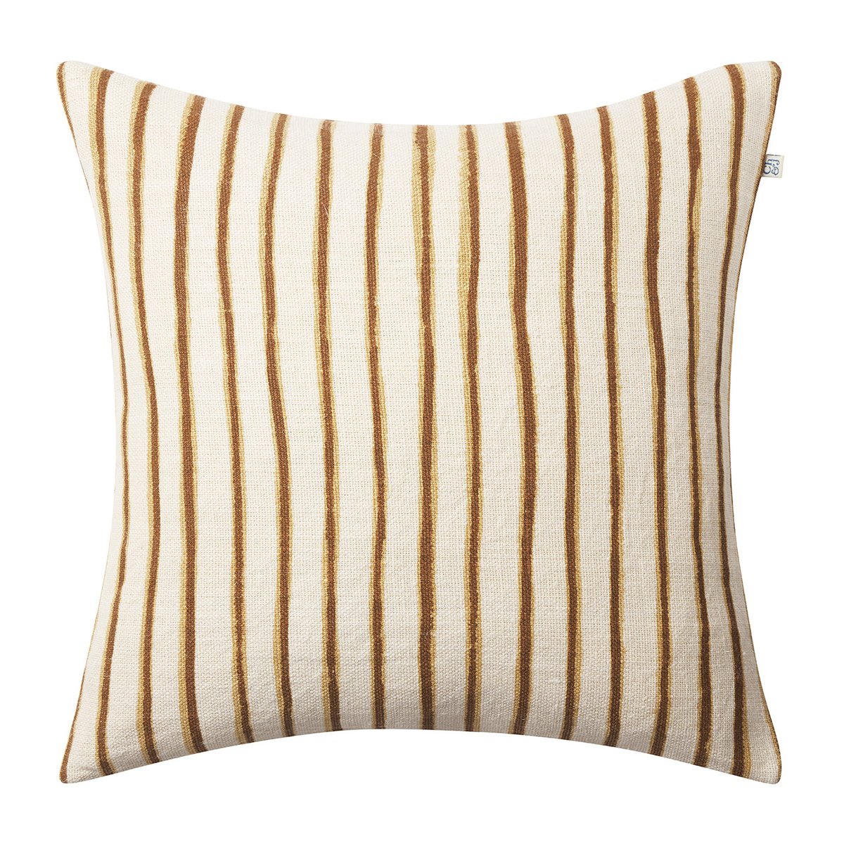 Bilde av Chhatwal & Jonsson Jaipur Stripe putetrekk 50x50 cm Khaki-taupe