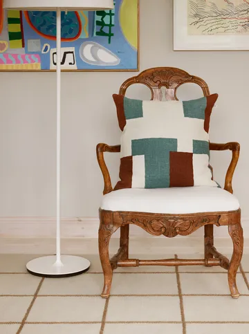 Jay putetrekk - Terracotta-heaven blue, 50x50 cm - Chhatwal & Jonsson