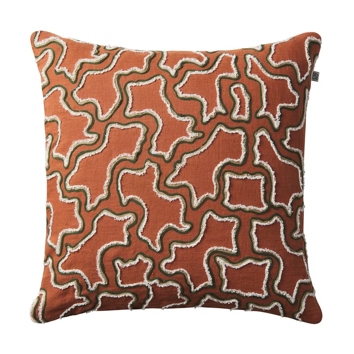 Kamal putetrekk 50 x 50 cm, Terracotta-forest green Chhatwal & Jonsson