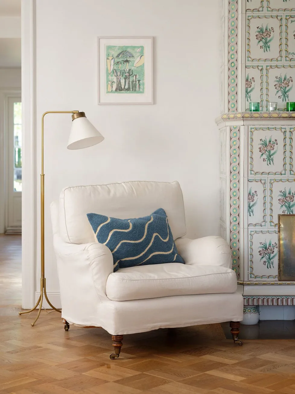 Kashi putetrekk 40 x 60 cm, Heaven blue Chhatwal & Jonsson