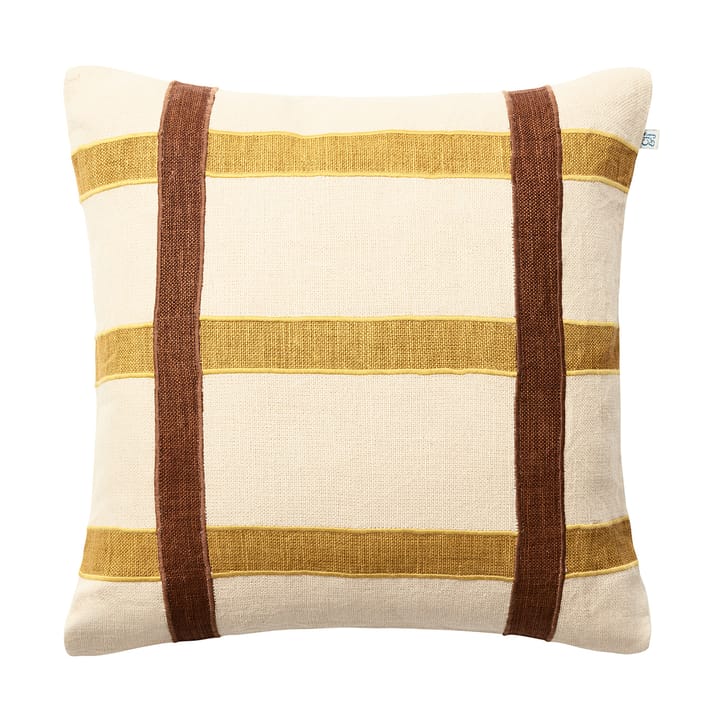 Kiran putetrekk 50 x 50 cm - Spicy Yellow-Taupe - Chhatwal & Jonsson