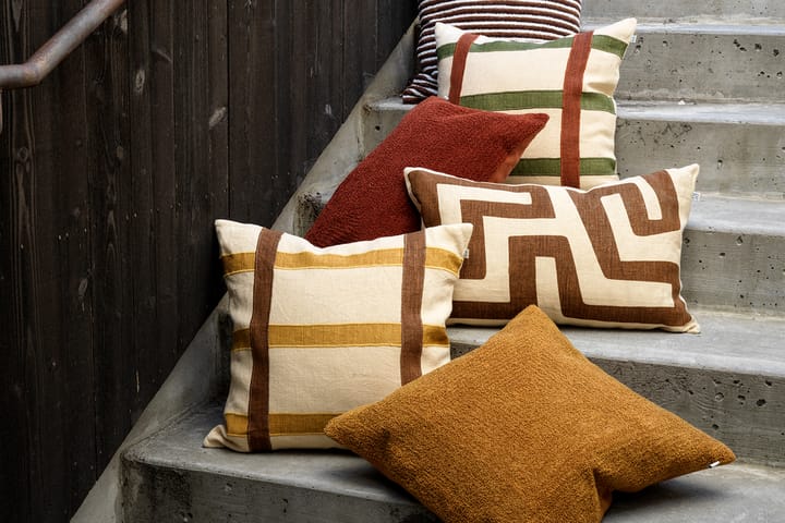 Kiran putetrekk 50 x 50 cm, Spicy Yellow-Taupe Chhatwal & Jonsson