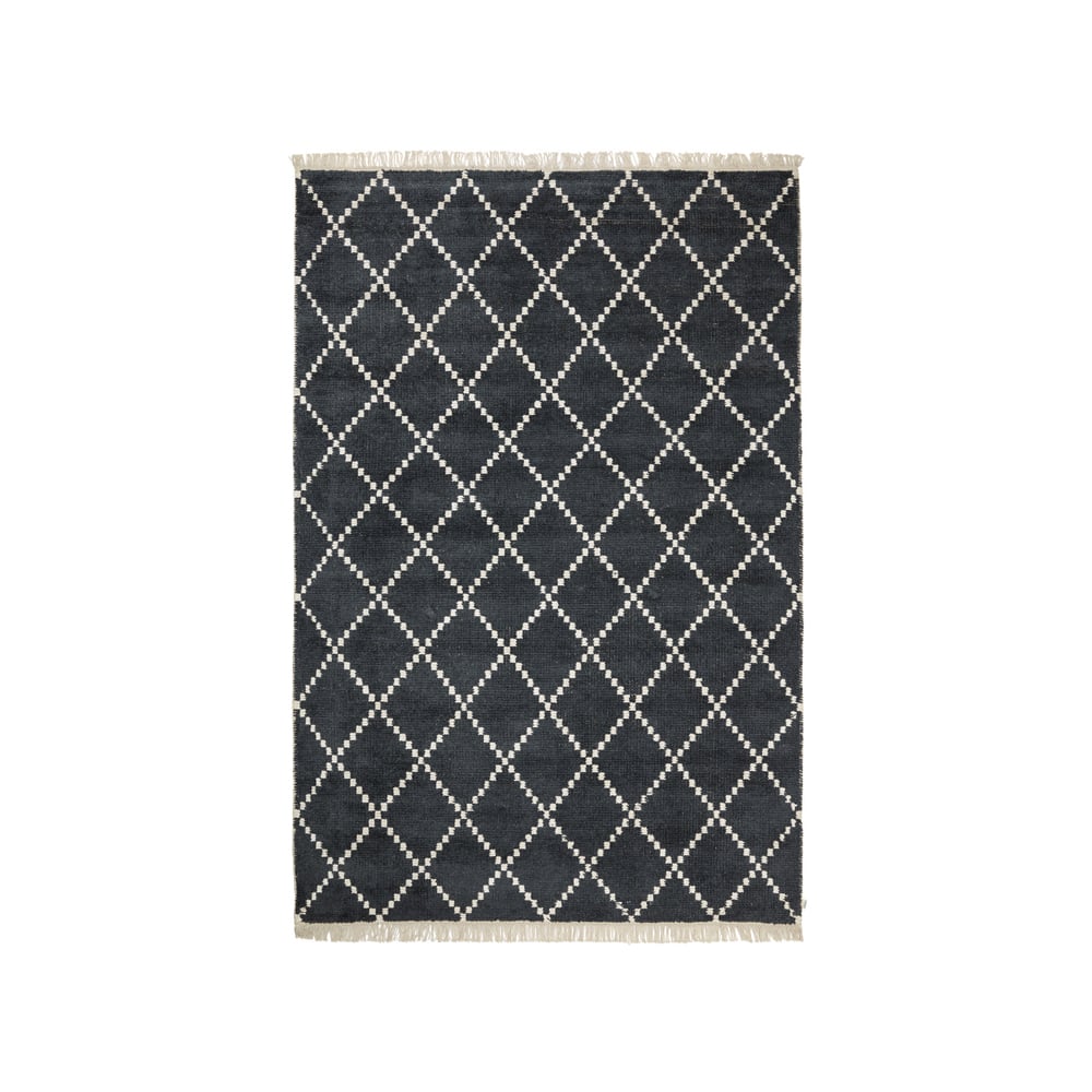 Bilde av Chhatwal & Jonsson Kochi teppe Black/off-white 180 x 270 cm