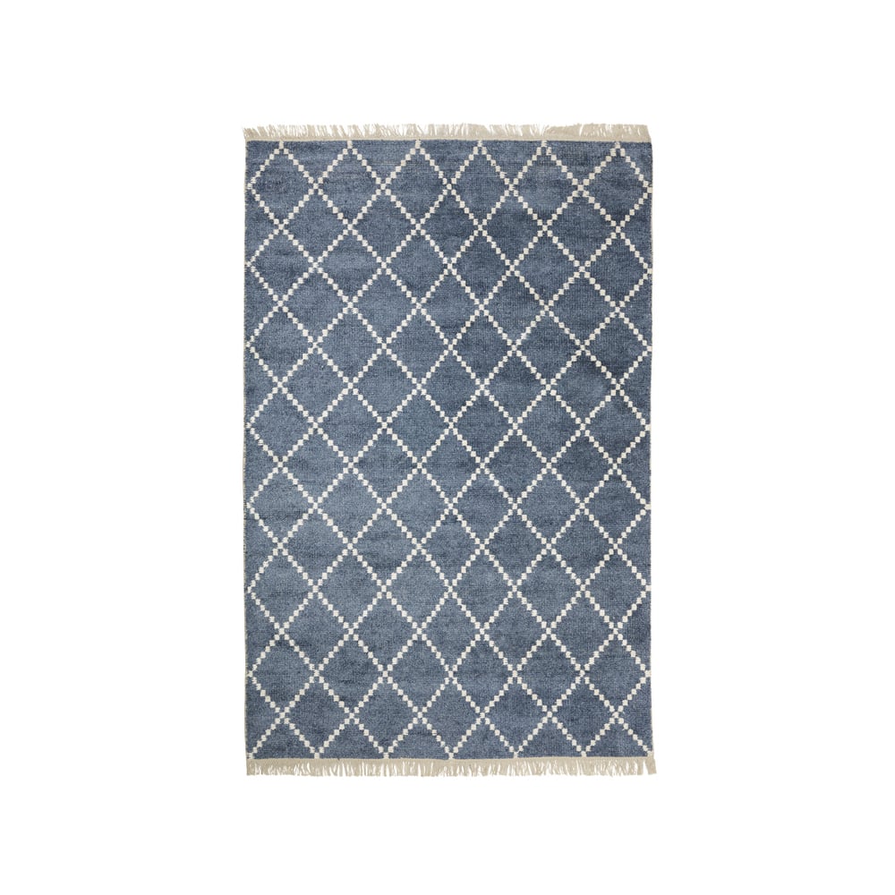Bilde av Chhatwal & Jonsson Kochi teppe Blue melange/off-white 180 x 270 cm