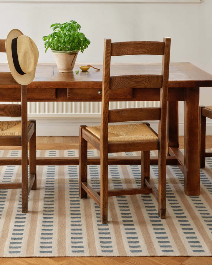 Ladakh ullteppe 230x320 cm, Off white-l. beige-heaven blue Chhatwal & Jonsson