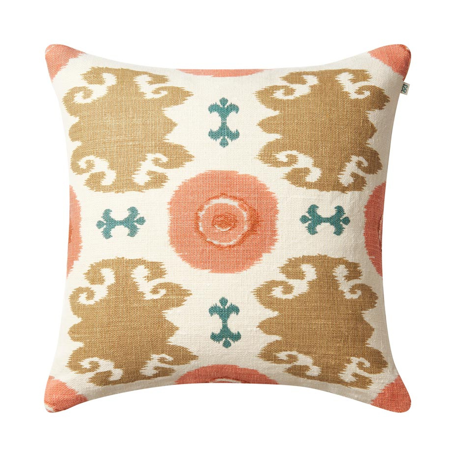 Bilde av Chhatwal & Jonsson Mahal putetrekk 50x50 cm Rose-apricot-khaki-heaven blue