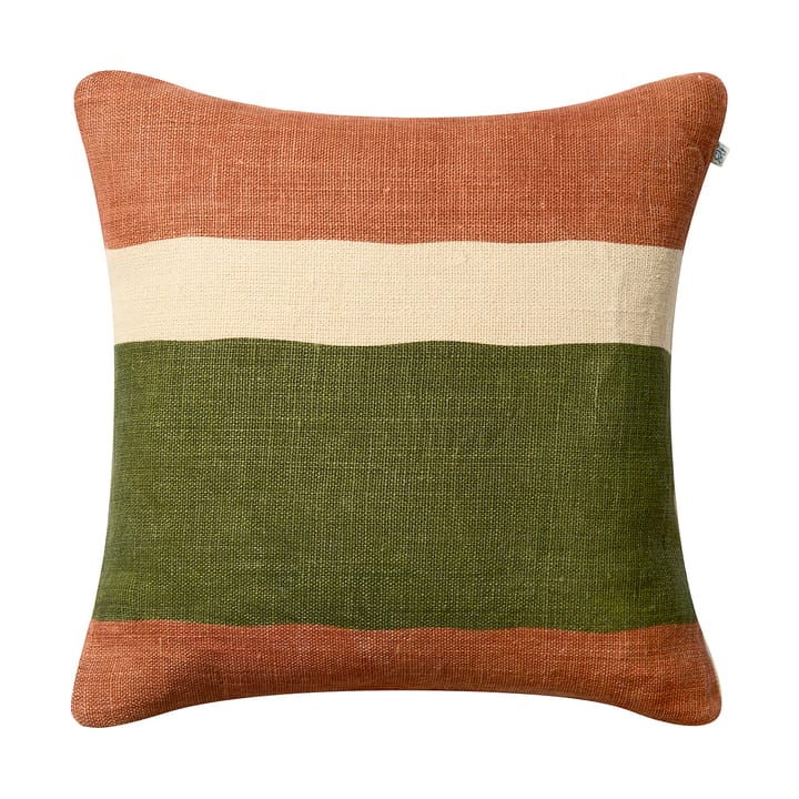 Manali putetrekk 50x50 cm - Apricot orange-cactus green - Chhatwal & Jonsson