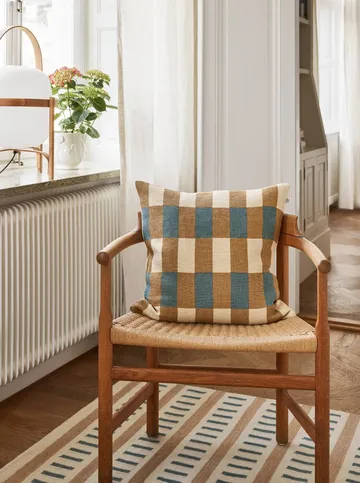Marari putetrekk - Khaki-Heaven Blue, 50x50 cm - Chhatwal & Jonsson