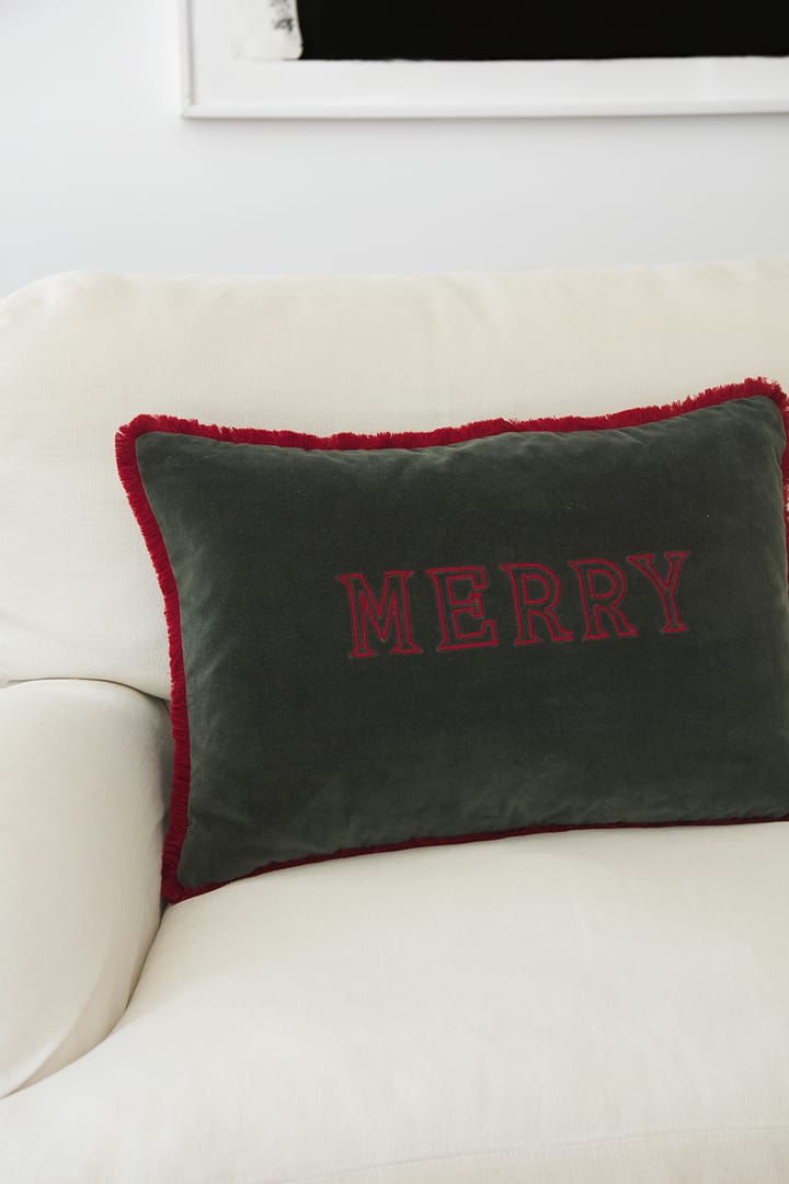 Merry putetrekk 40 x 60 cm, Forest green Chhatwal & Jonsson
