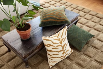 Mita putetrekk 50x50 cm - Forest green-cognac - Chhatwal & Jonsson