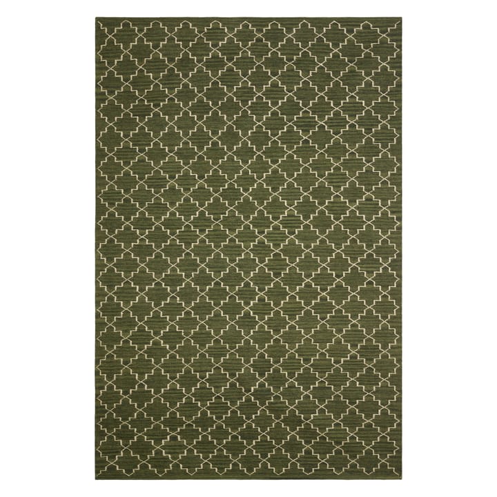 New Geometric gulvteppe 180x272 cm - Green melange- off white - Chhatwal & Jonsson