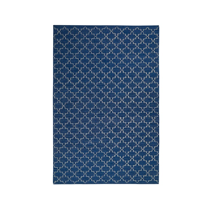 New Geometric teppe - Indigo melange/off-white, 234 x 323 cm - Chhatwal & Jonsson