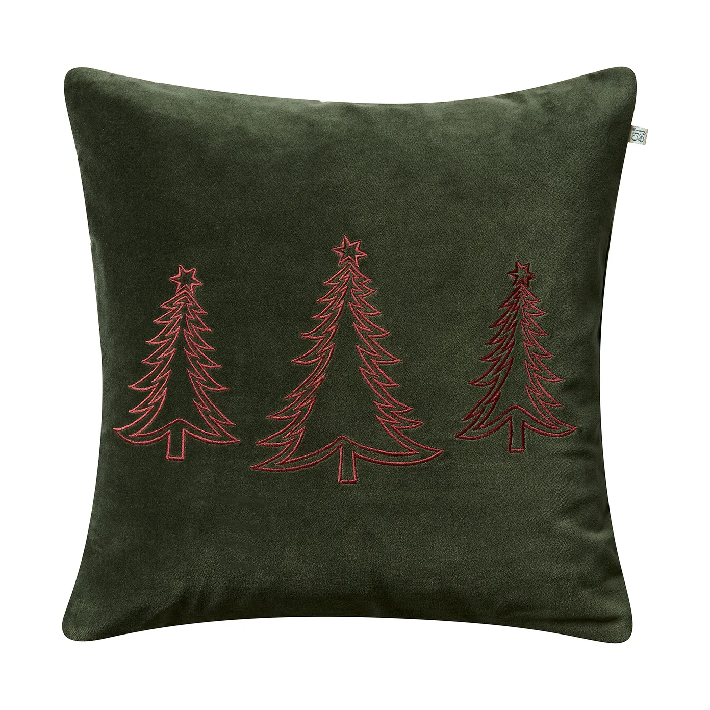 Pine Tree putetrekk 50x50 cm, Forest green Chhatwal & Jonsson