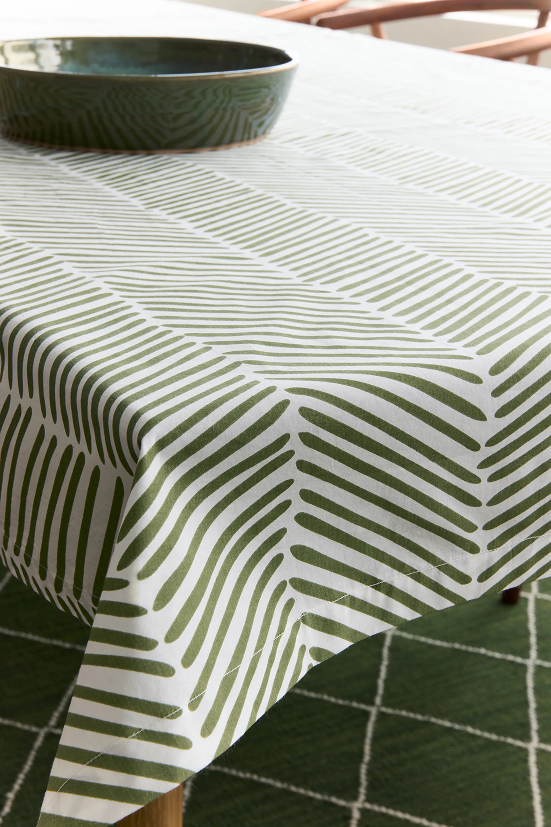 Rama duk 150 x 250 cm, Cactus green Chhatwal & Jonsson