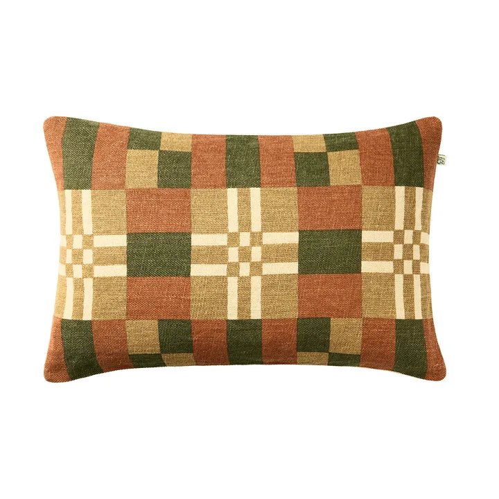 Ravi putetrekk - Apricot Orange-Cactus Green-Khaki, 40x60 cm - Chhatwal & Jonsson