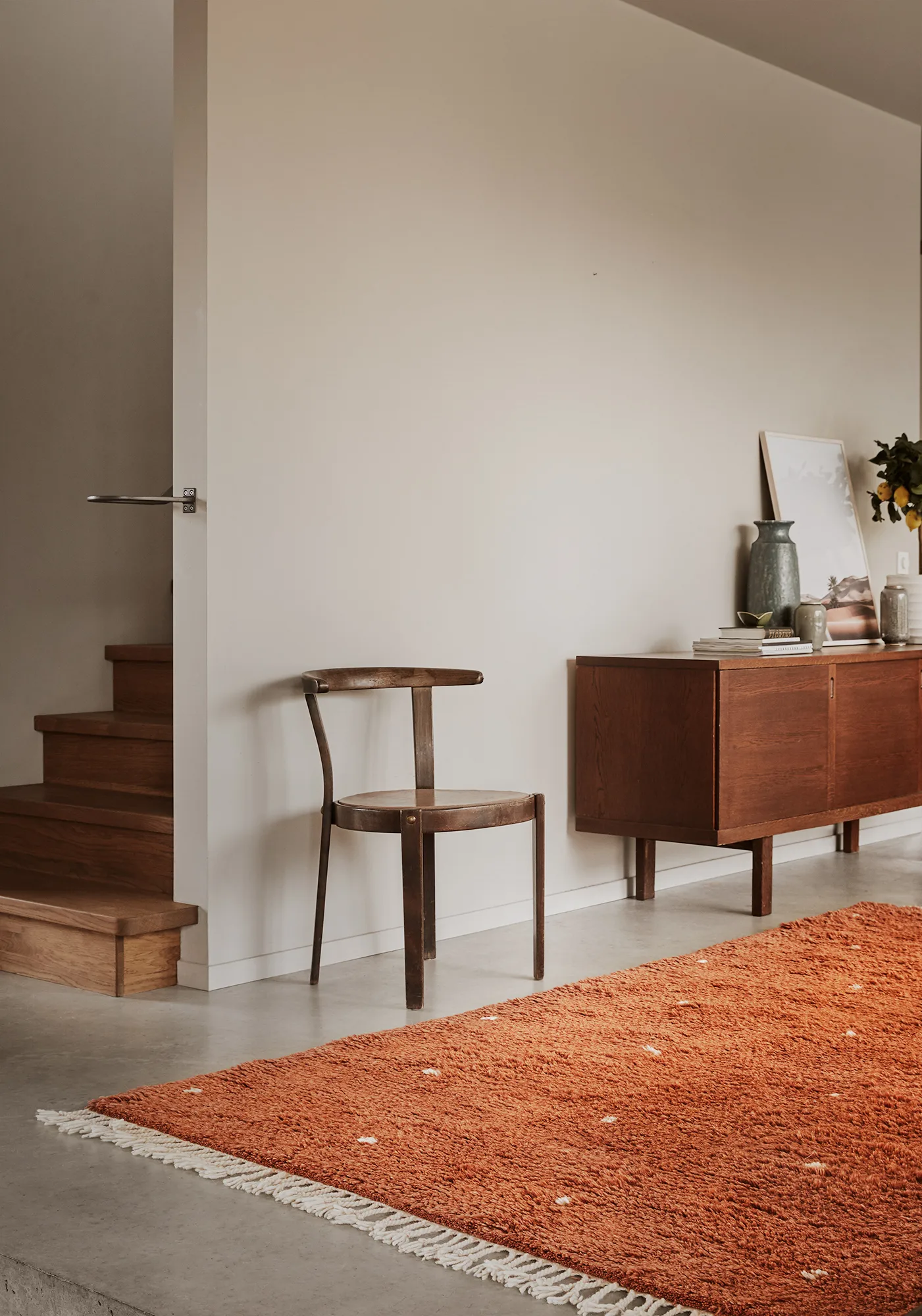 Ravi teppe 177 x 266 cm, Orange-off white Chhatwal & Jonsson