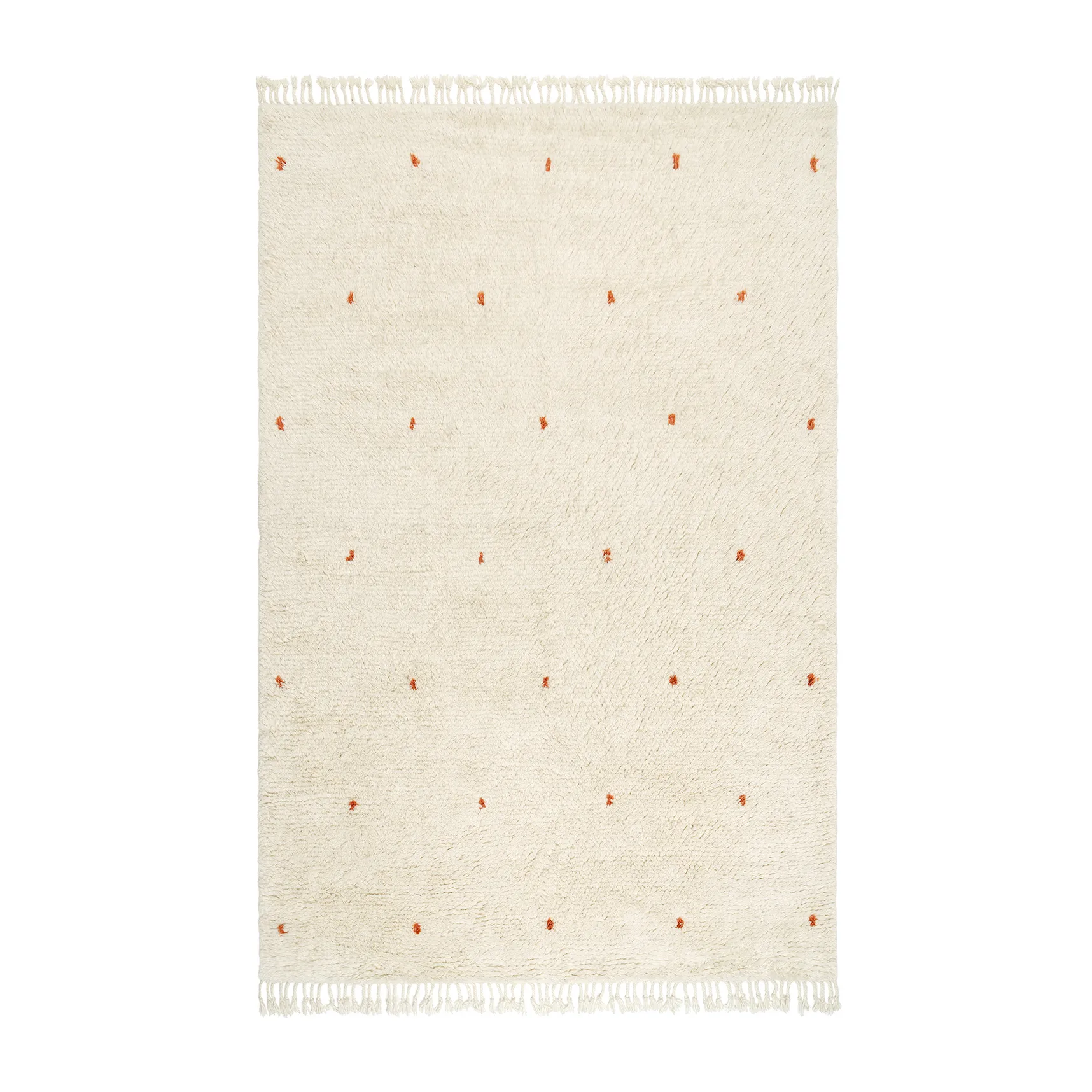 Ravi teppe 230 x 320 cm, Off white-orange Chhatwal & Jonsson