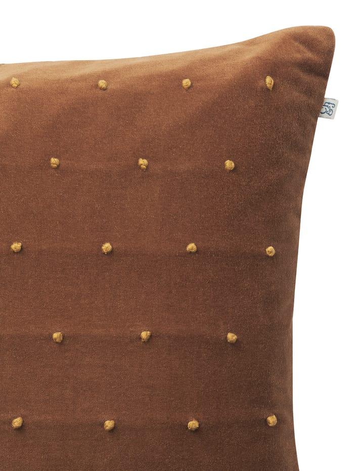 Roma putetrekk 50 x 50 cm, Cognac-masala yellow Chhatwal & Jonsson