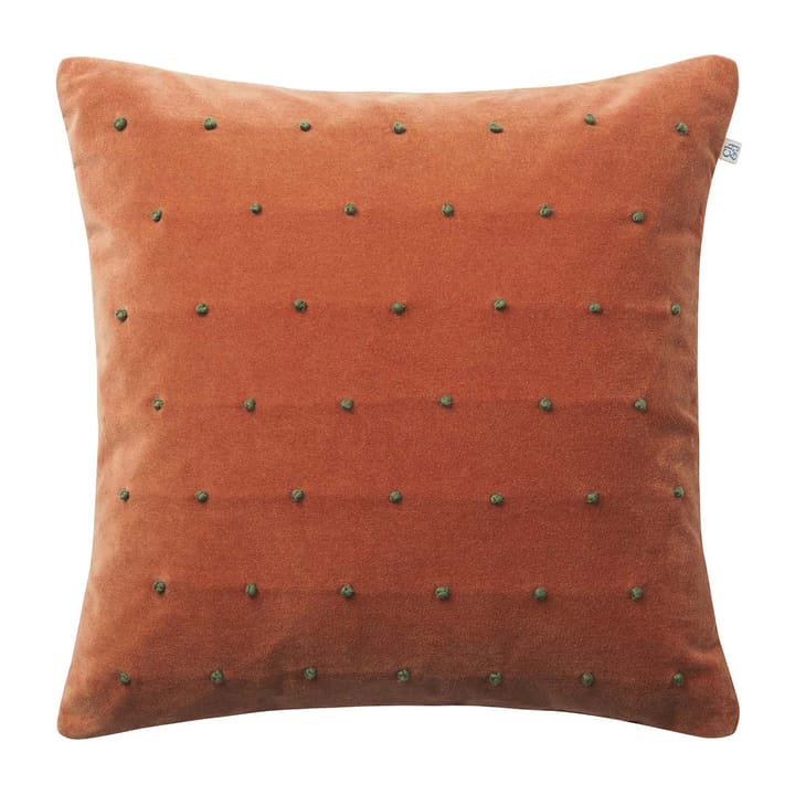 Roma putetrekk 50 x 50 cm - Terracotta-forest green - Chhatwal & Jonsson