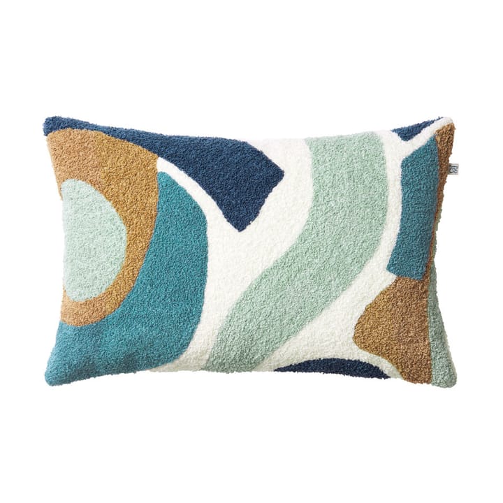 Sanskriti putetrekk 40x60 cm - Heaven blue-offwhite-sand-aqua - Chhatwal & Jonsson