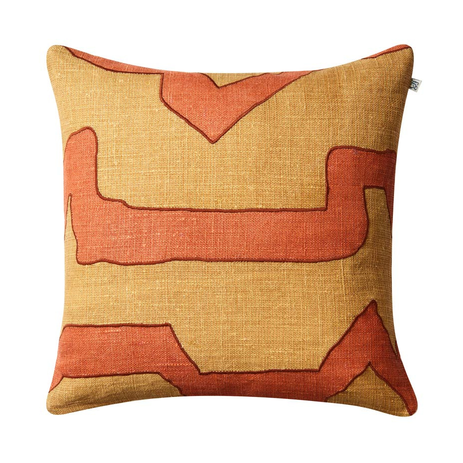 Bilde av Chhatwal & Jonsson Sikkim putetrekk 50 x 50 cm Apricot orange-khaki