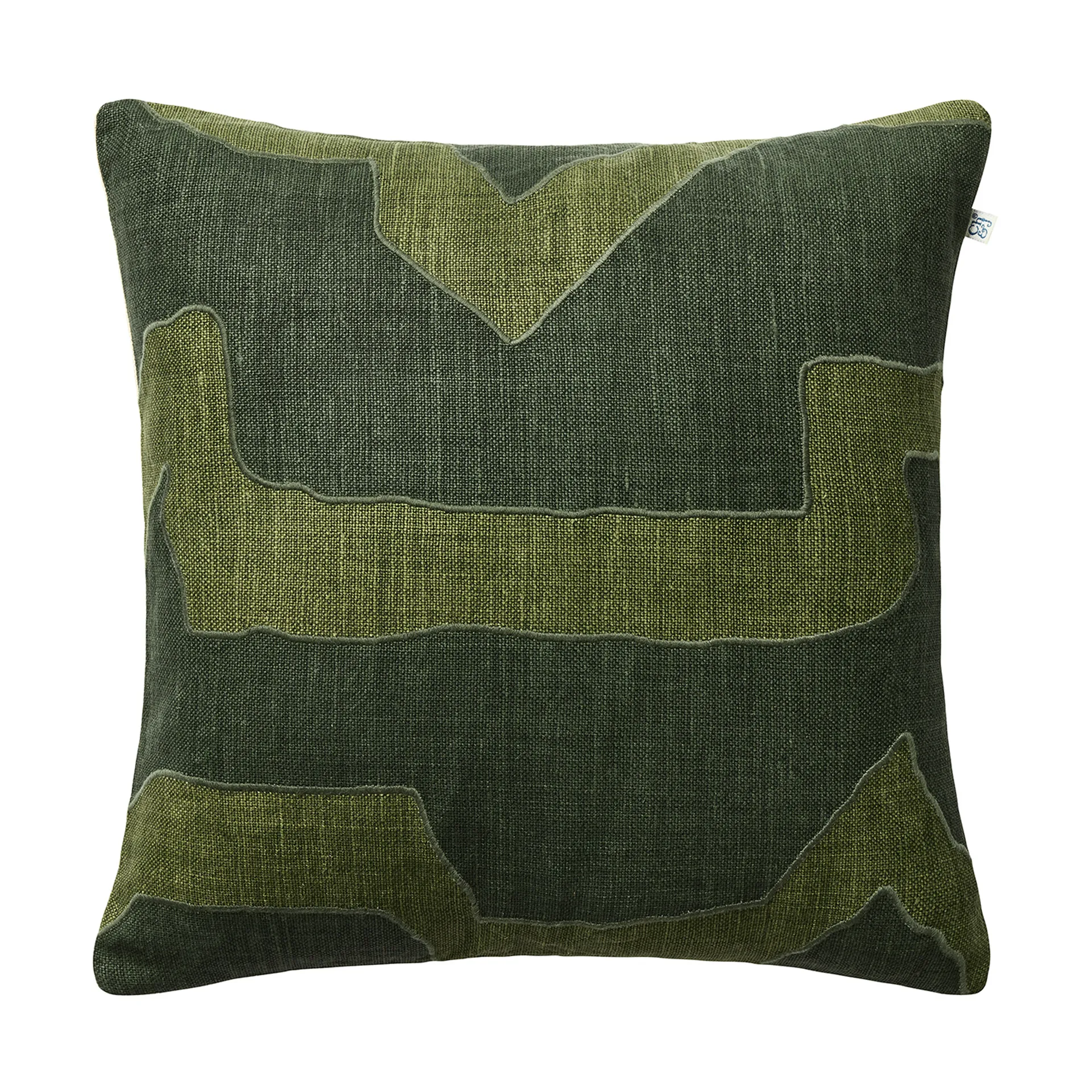 Sikkim putetrekk 50 x 50 cm, Forest Green-Green Chhatwal & Jonsson