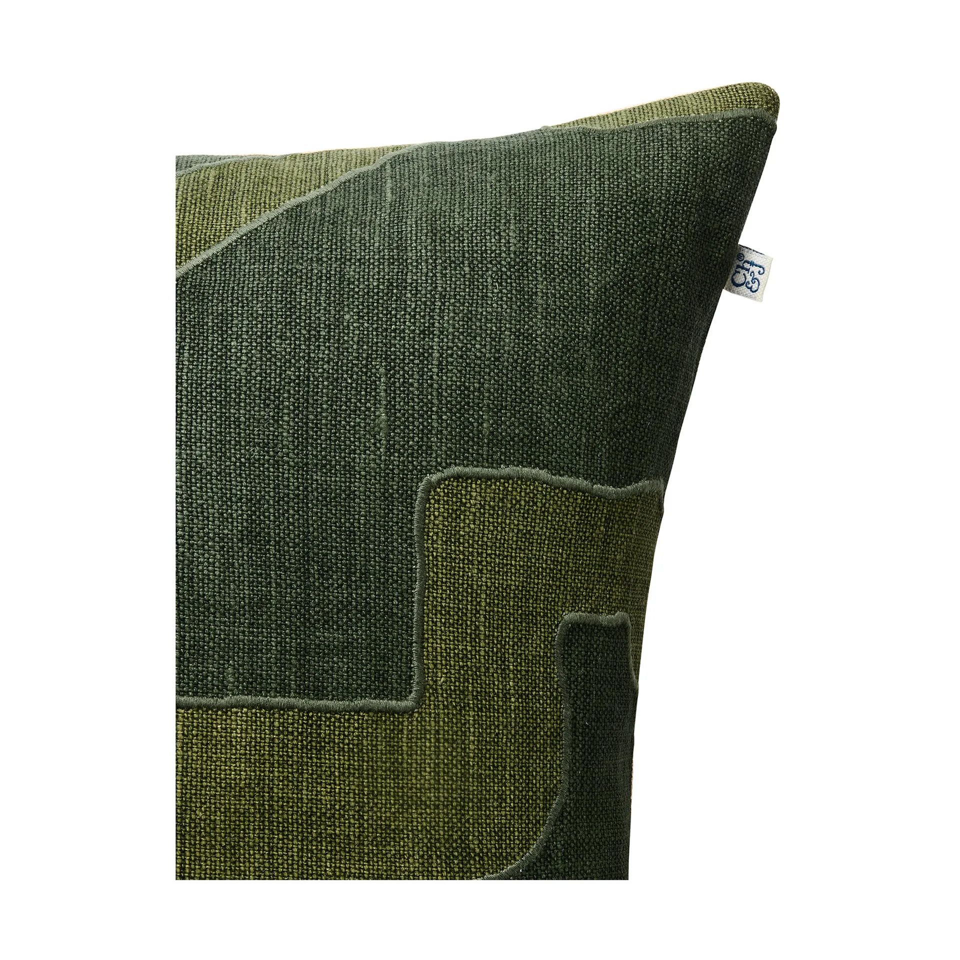 Sikkim putetrekk 50 x 50 cm, Forest Green-Green Chhatwal & Jonsson