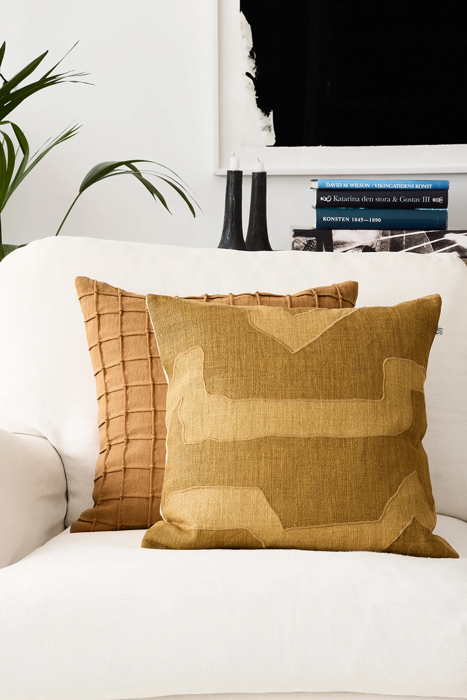 Sikkim putetrekk 50 x 50 cm, Spicy Yellow-Masala Yellow Chhatwal & Jonsson