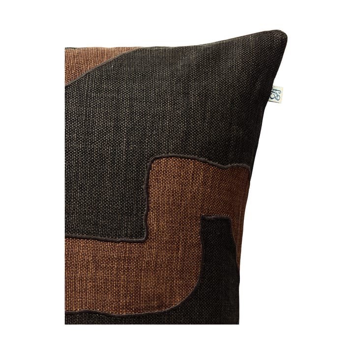 Sikkim putetrekk 50 x 50 cm, Taupe-Dark Brown Chhatwal & Jonsson