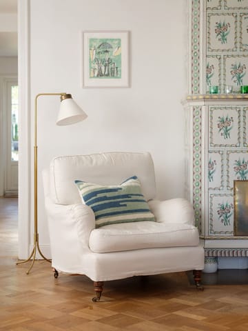 Stripe Asis putetrekk 40x60 cm - Heaven blue-aqua-off white - Chhatwal & Jonsson