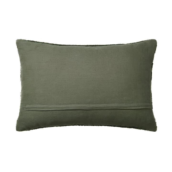 Stripe linen boucle putetrekk 40x60 cm, Cactus green - aqua Chhatwal & Jonsson