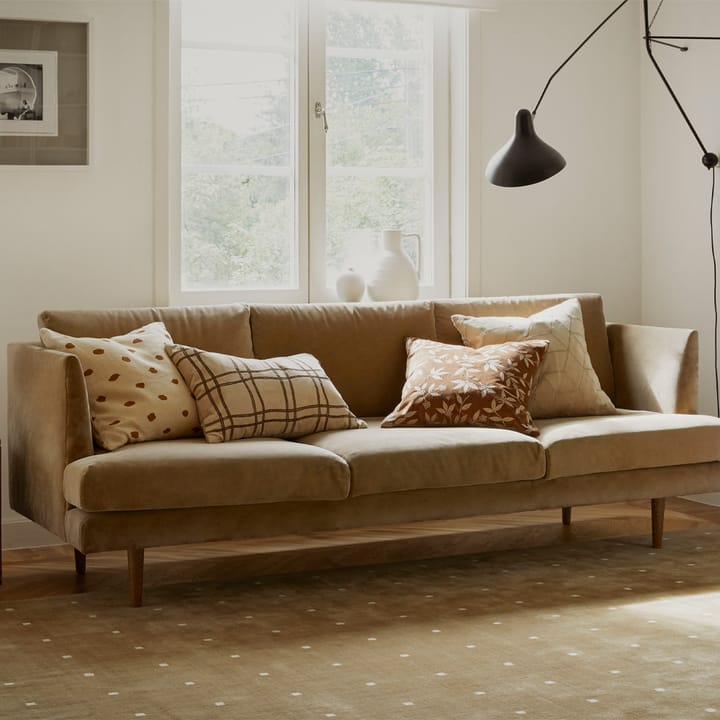 Tattersall putetrekk, Masala yellow/orange, 60 x 40 cm Chhatwal & Jonsson