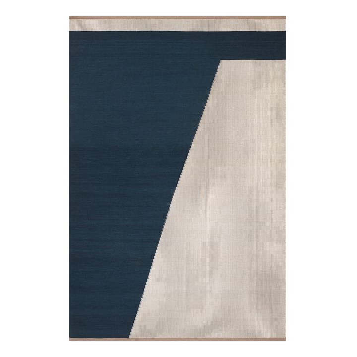 Una ullteppe 180x270 cm - Dark blue-beige-off white - Chhatwal & Jonsson