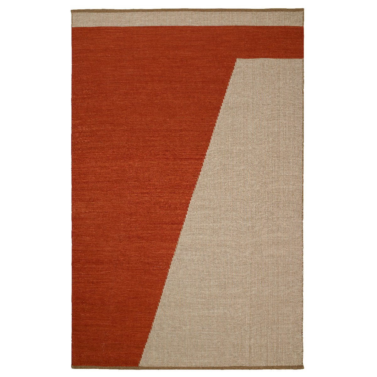 Bilde av Chhatwal & Jonsson Una ullteppe 180x270 cm Rust-beige-off white