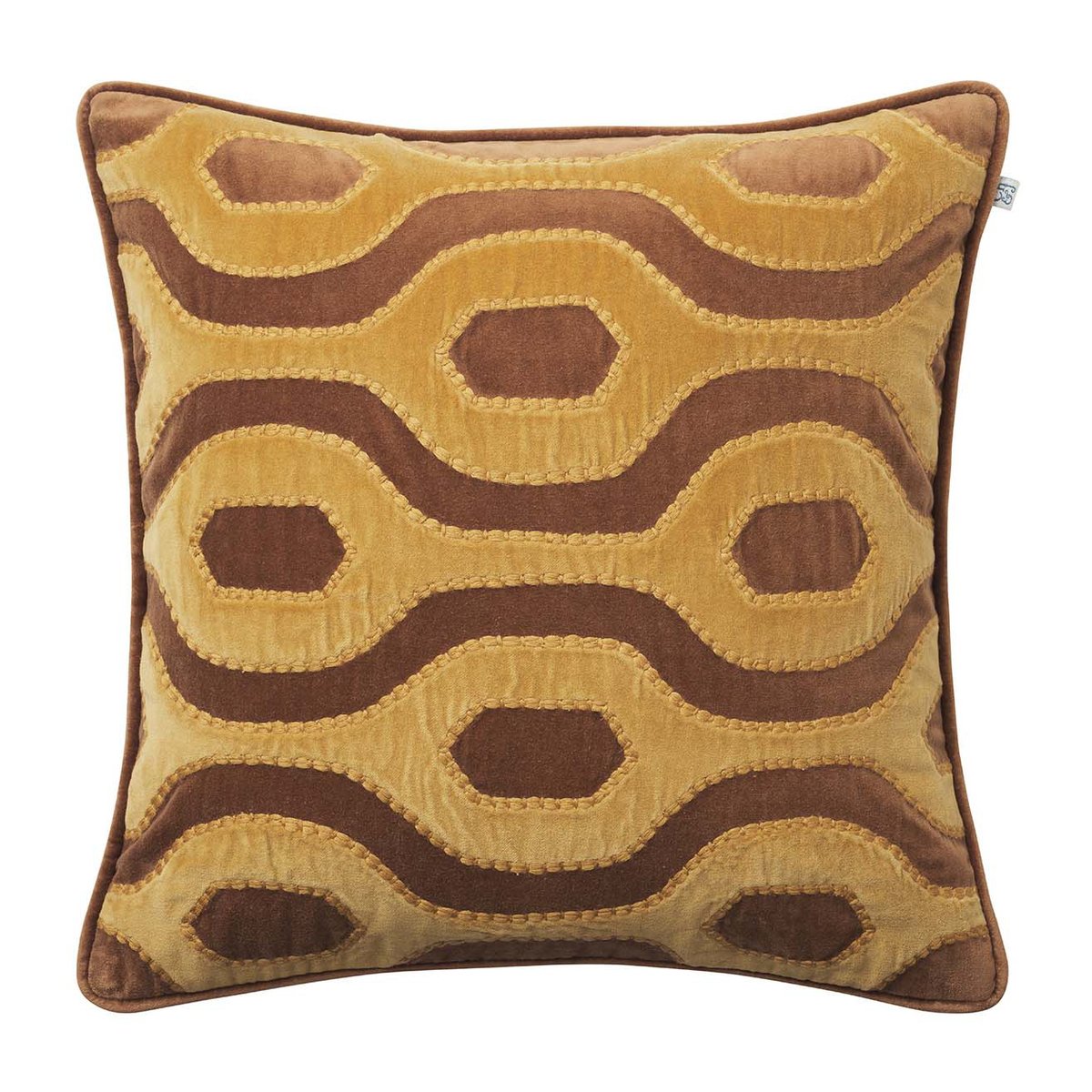 Bilde av Chhatwal & Jonsson Varanasi putetrekk 50 x 50 cm Cognac-masala yellow