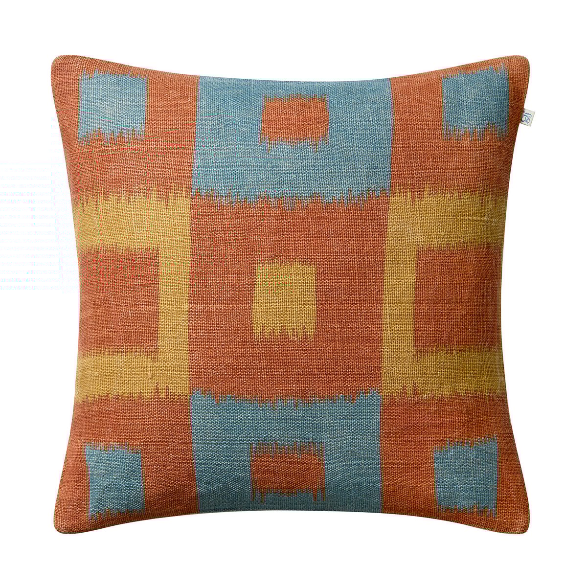 Bilde av Chhatwal & Jonsson Vicky putetrekk 50x50 cm Apricot orange-heaven blue-khaki