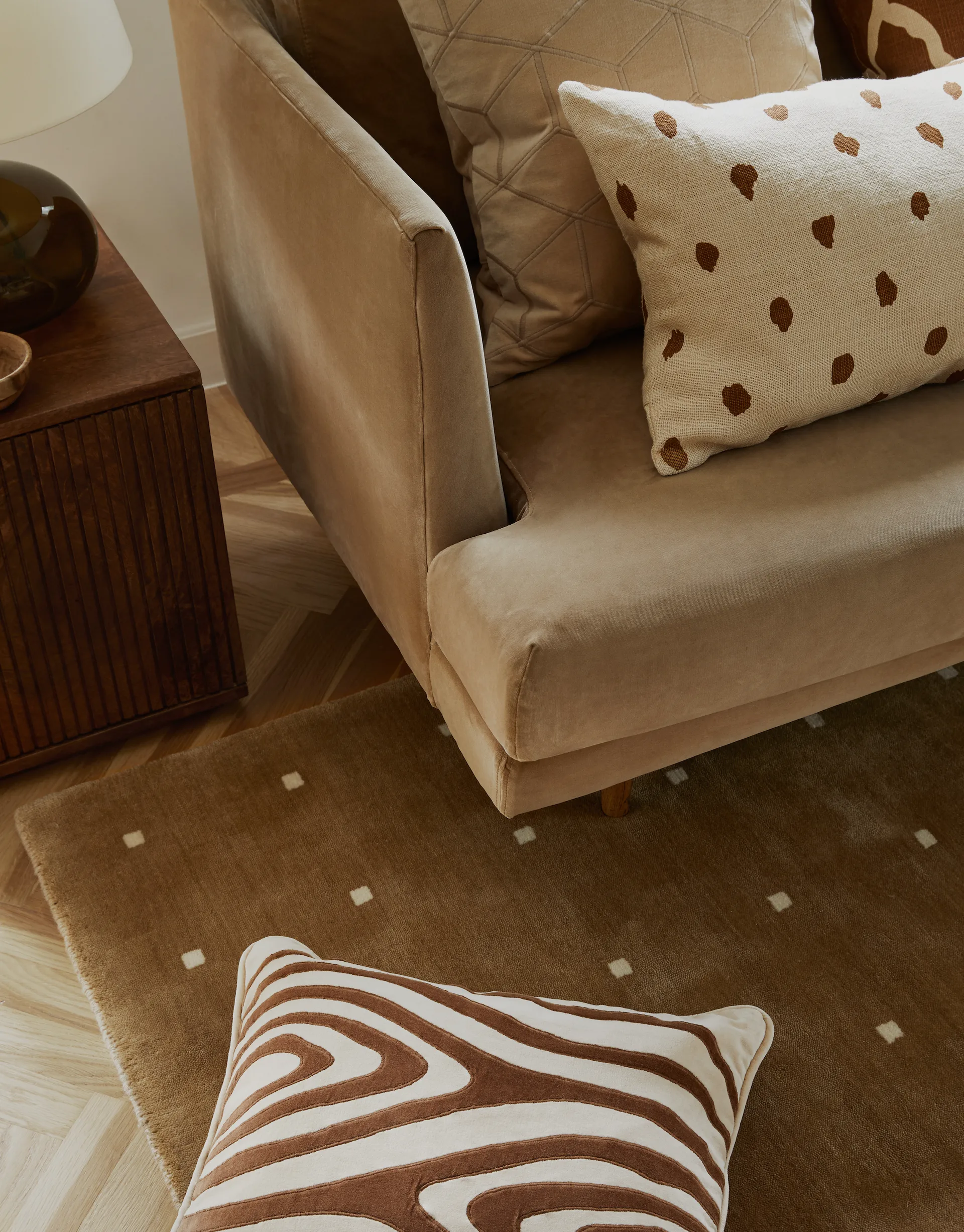 Vir putevar 50 x 50 cm, Beige Chhatwal & Jonsson