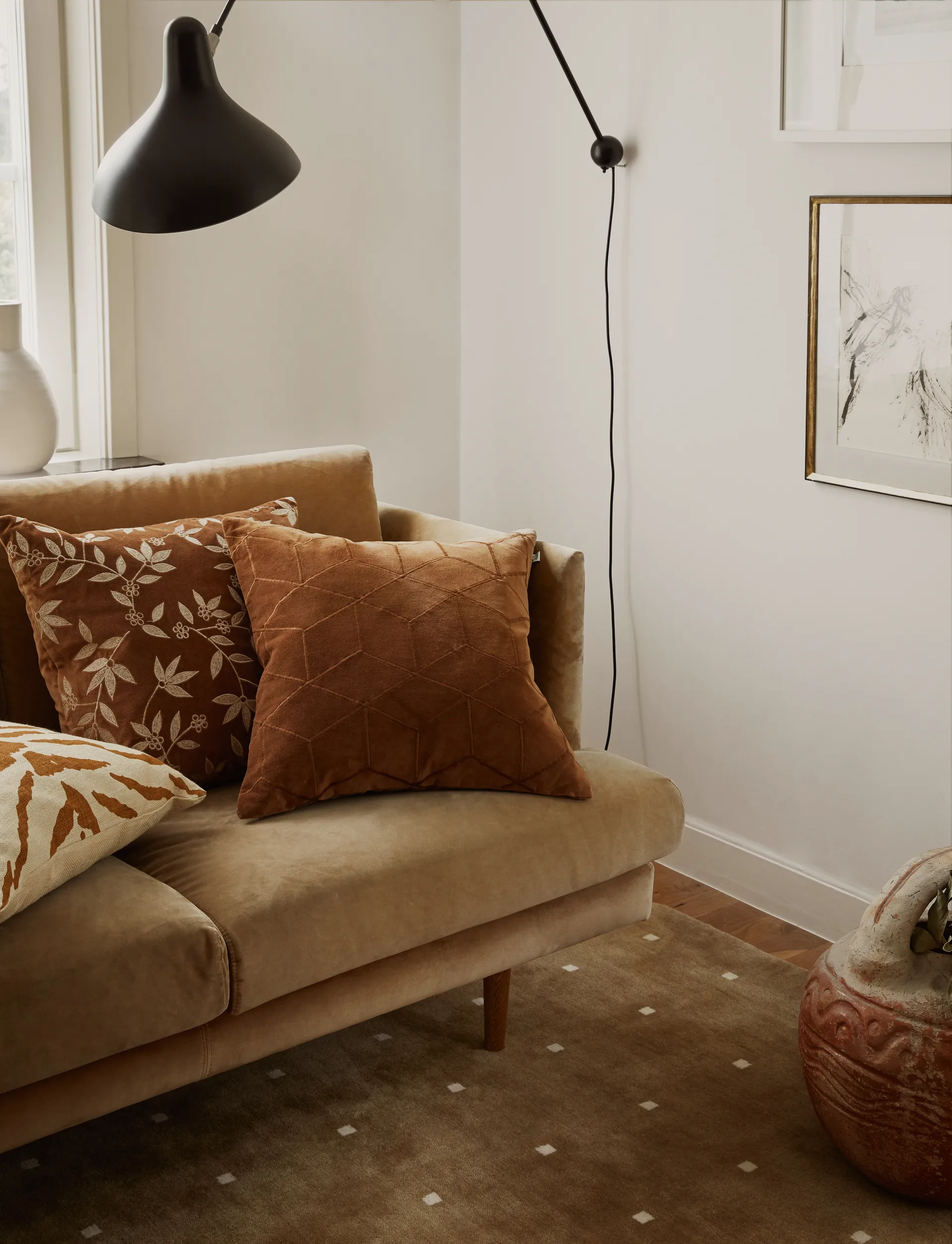 Vir putevar 50 x 50 cm, Cognac Chhatwal & Jonsson