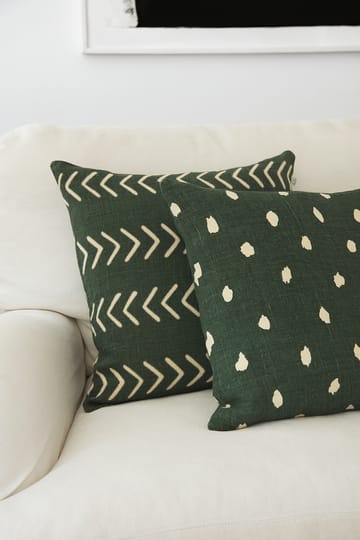 Yash reverse putetrekk 50 x 50 cm - Green base - Chhatwal & Jonsson