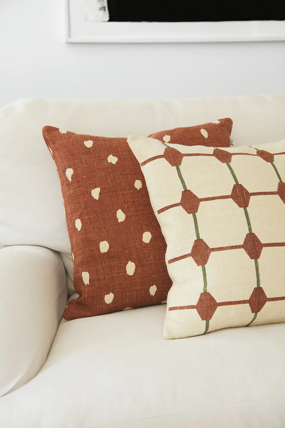 Yash reverse putetrekk 50 x 50 cm, Terracotta base Chhatwal & Jonsson