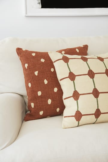 Yash reverse putetrekk 50 x 50 cm - Terracotta base - Chhatwal & Jonsson