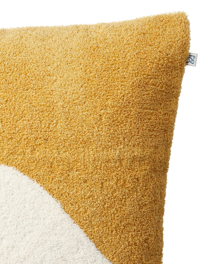 Yogi putetrekk 50 x 50 cm, Spicy yellow-off white Chhatwal & Jonsson