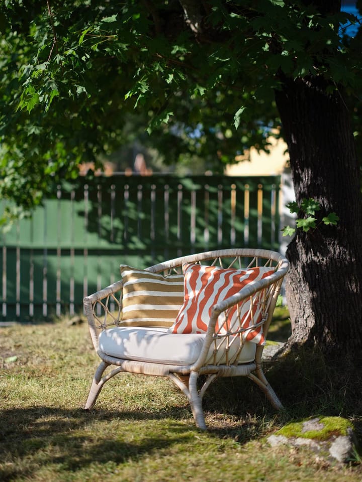 Zebra Outdoor pute 50x50 cm, Apricot orange-off white Chhatwal & Jonsson