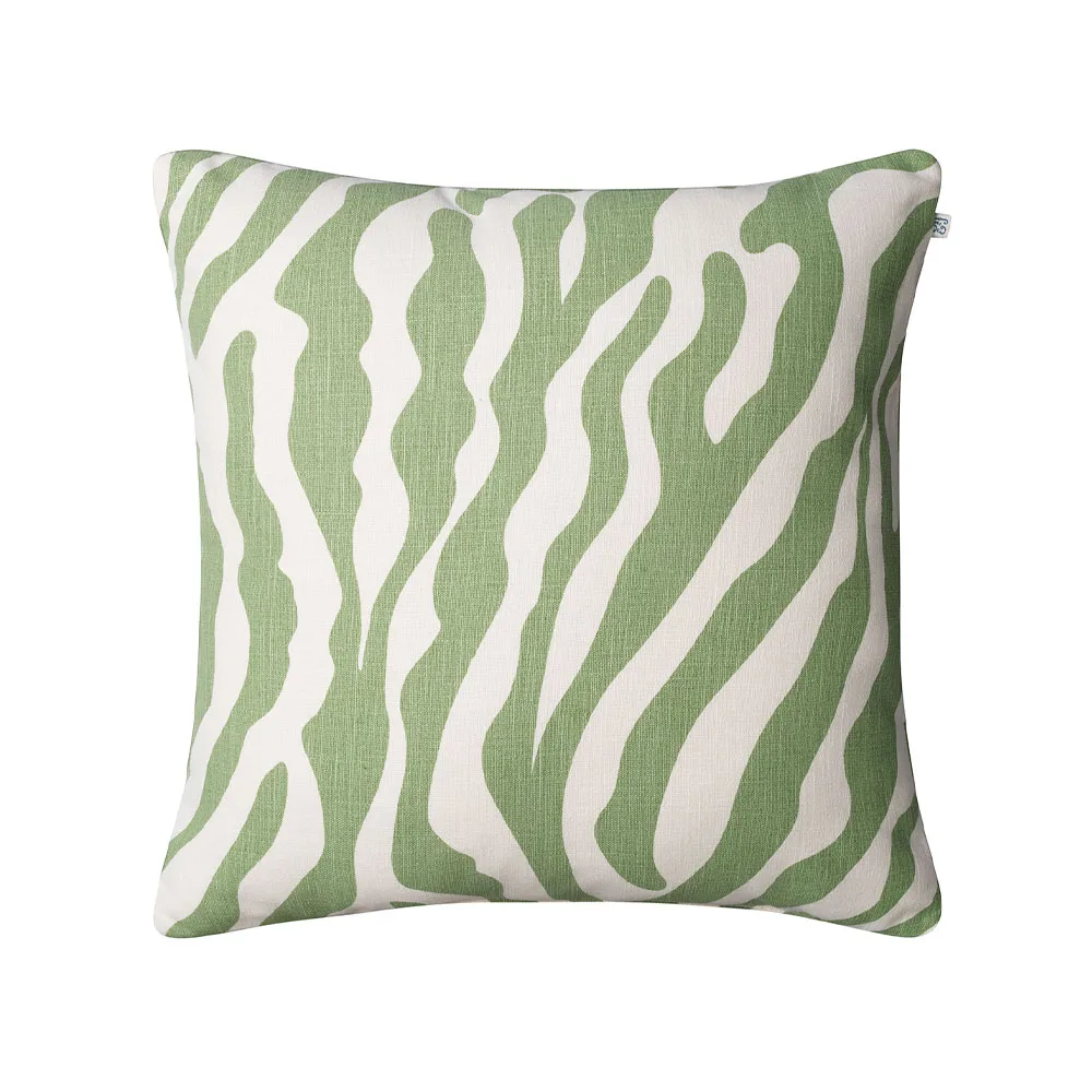 Zebra Outdoor pute 50x50 cm, Sage/off white, 50 cm Chhatwal & Jonsson